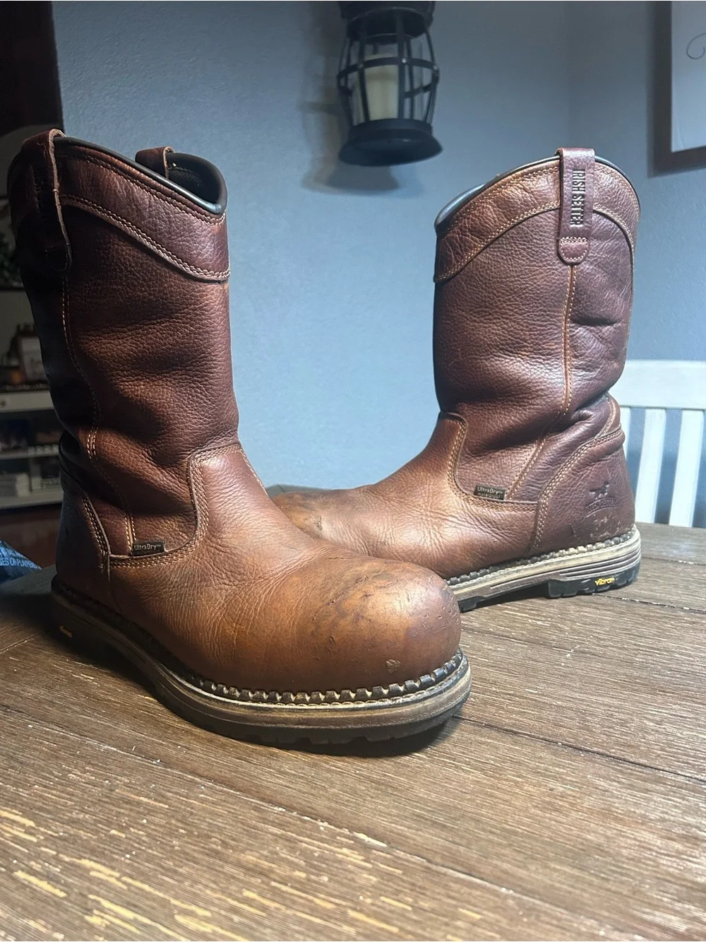 Irish Setter edgertone waterproof composite toe work boots size 11.5